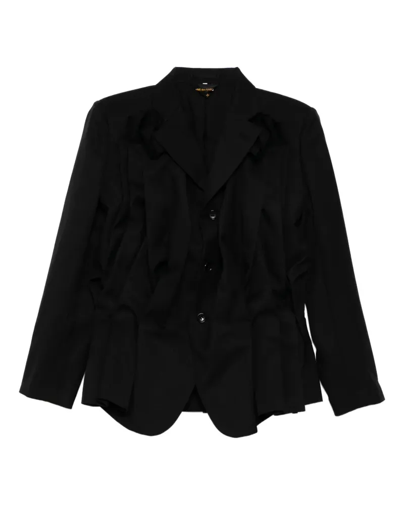 Comme des Garçons twill blazer - Schwarz Schwarz