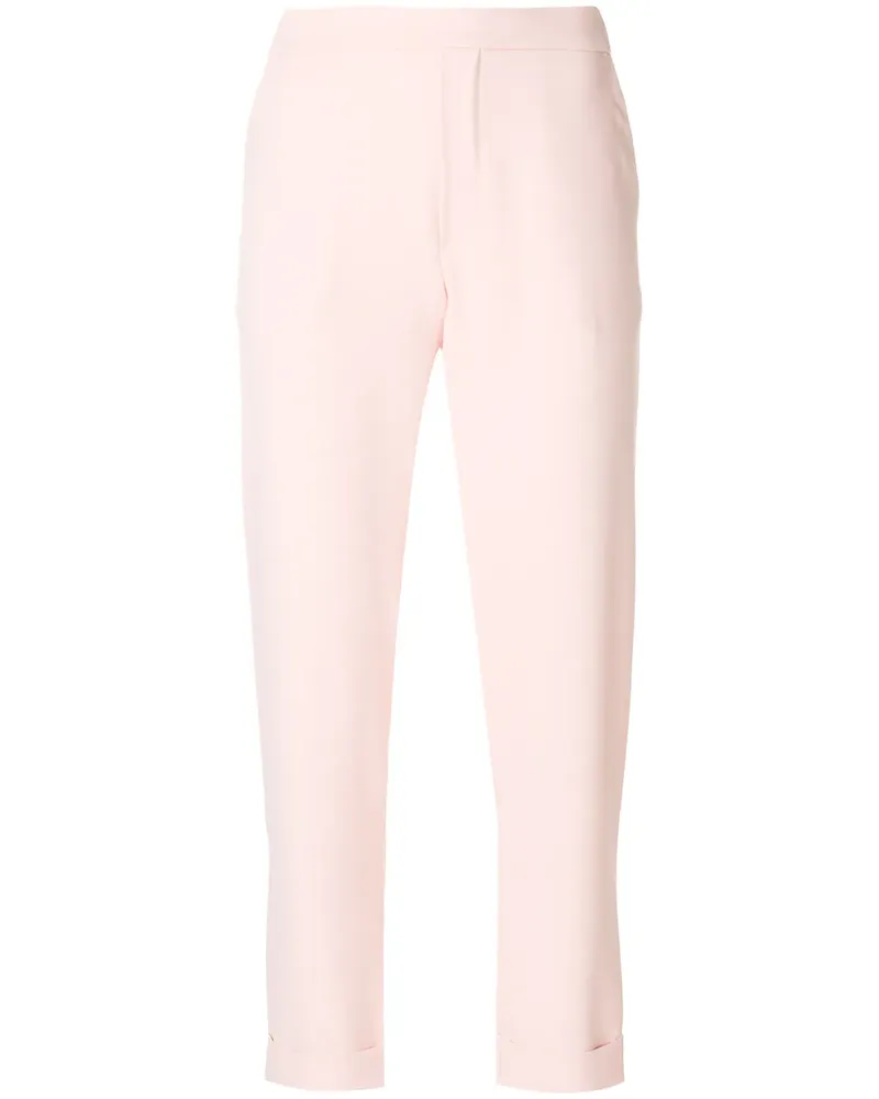 P.A.R.O.S.H. Hose mit umgeschlagenem Saum - Rosa Rosa