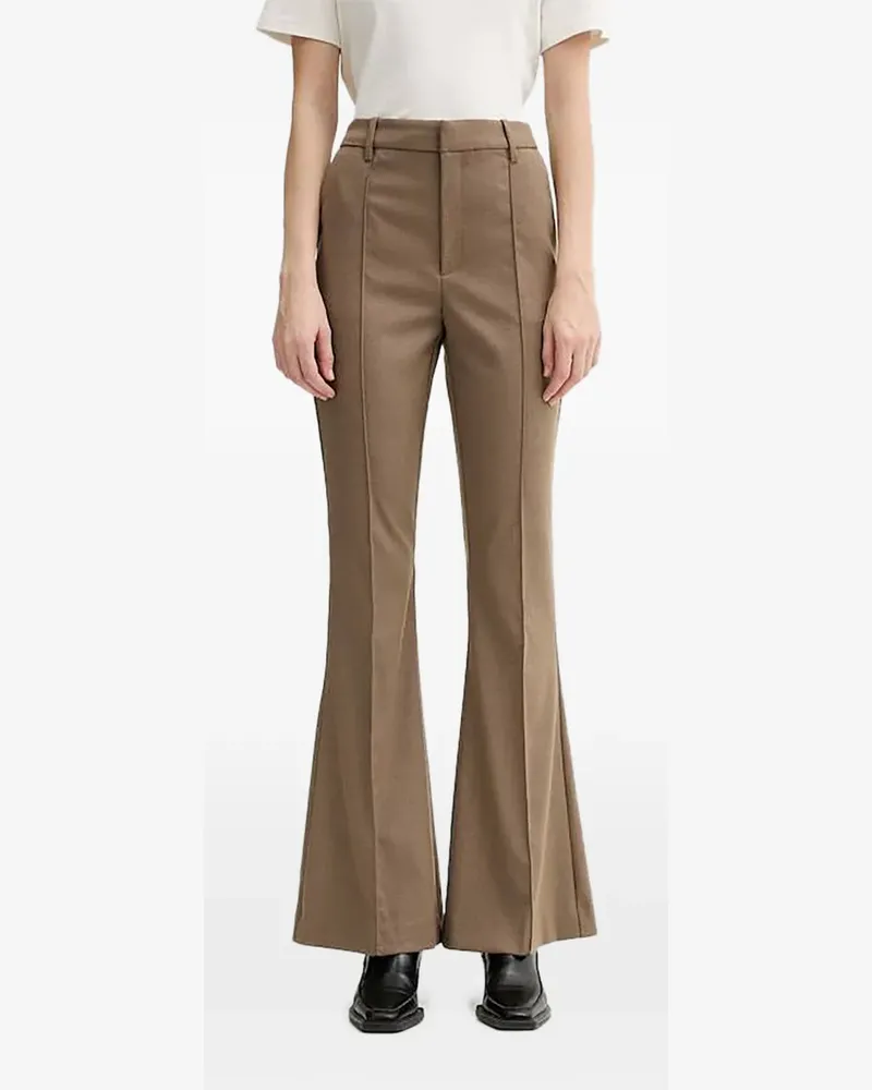 Gestuz flared trousers - Braun Braun