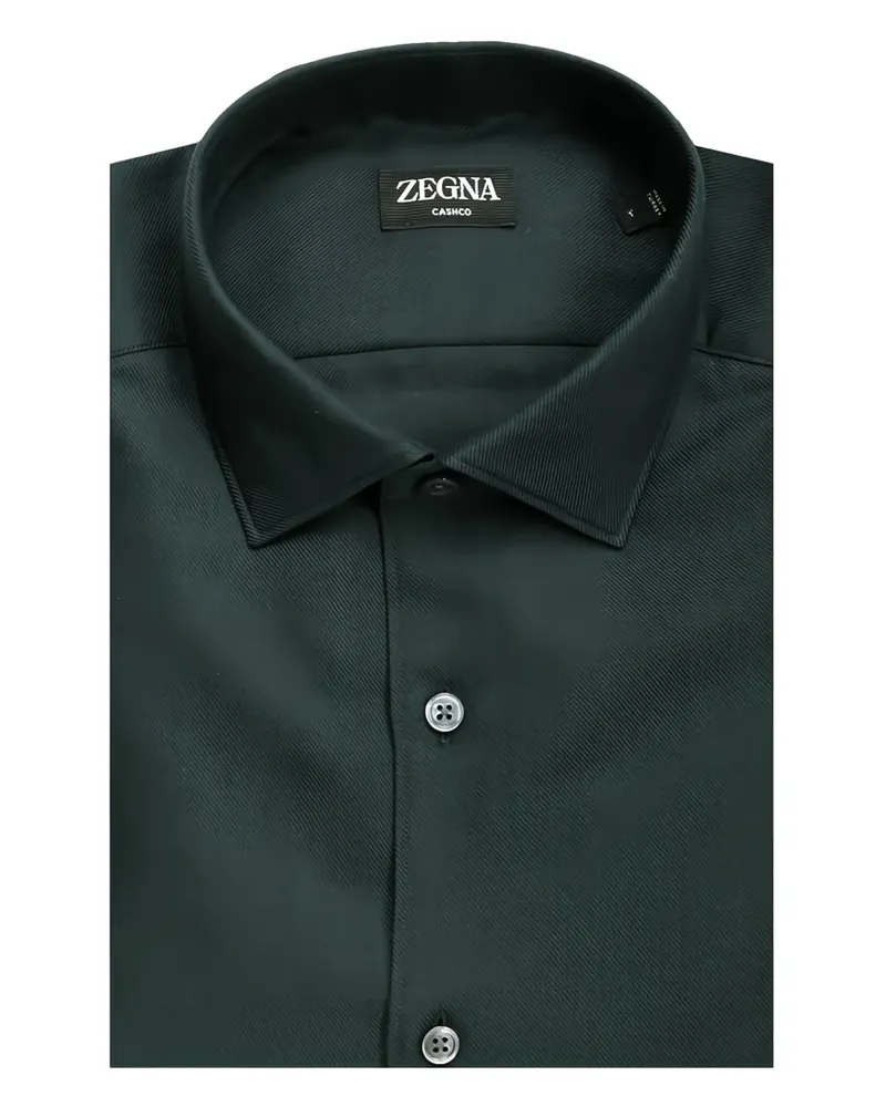 Ermenegildo Zegna Klassisches Hemd - Grün Grün