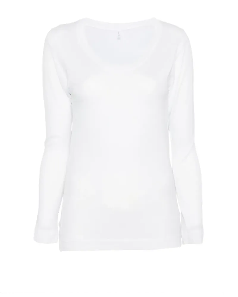 Daniele Fiesoli T-Shirt mit U-Ausschnitt - Weiß Weiß