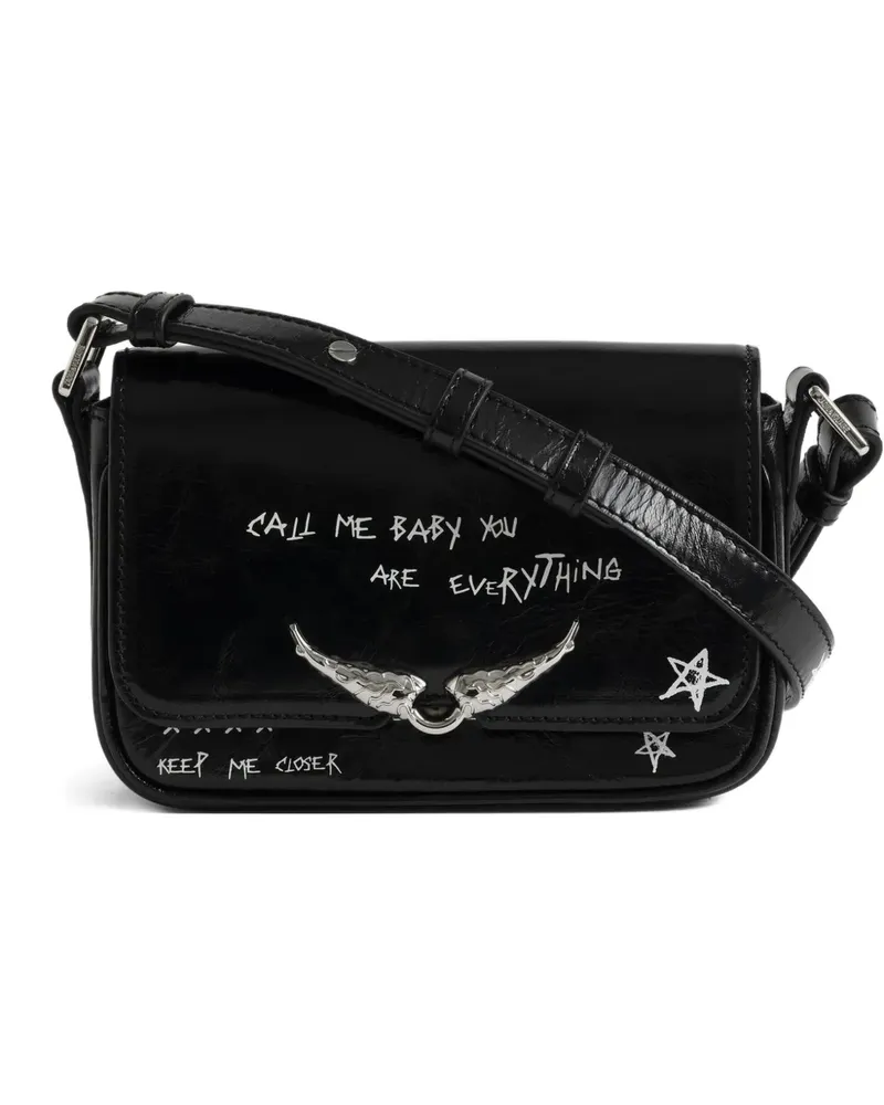 Zadig & Voltaire Le Zazi Vintage Satchel-Tasche - Schwarz Schwarz