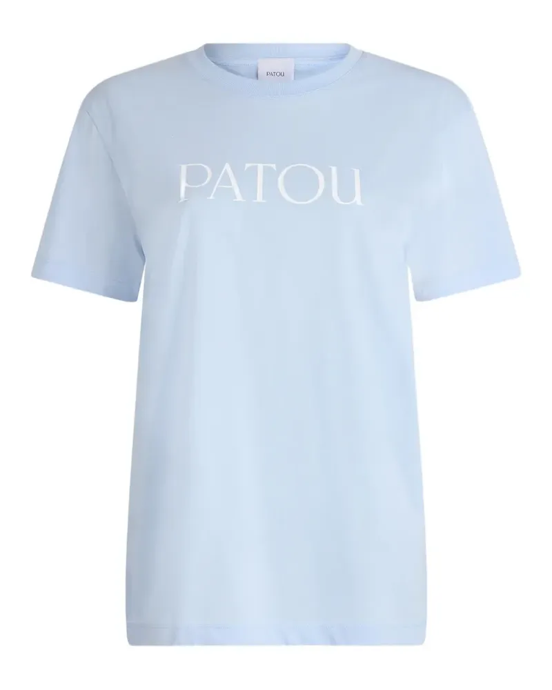 Patou logo-print T-shirt - Blau Blau