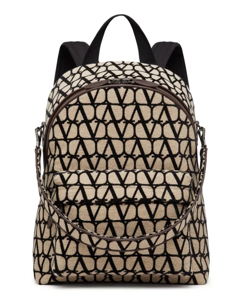 Valentino Garavani Rucksack mit Toile Iconographe-Print - Nude Nude