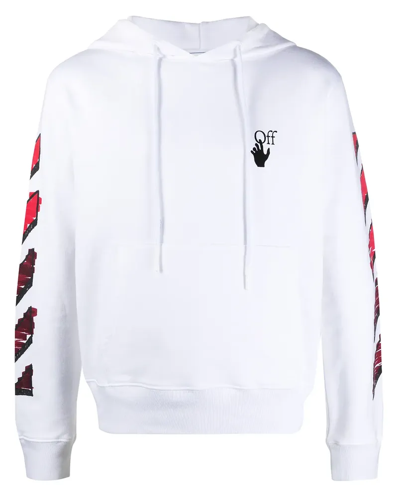 OFF-WHITE Marker Arrows Hoodie - Weiß Weiß