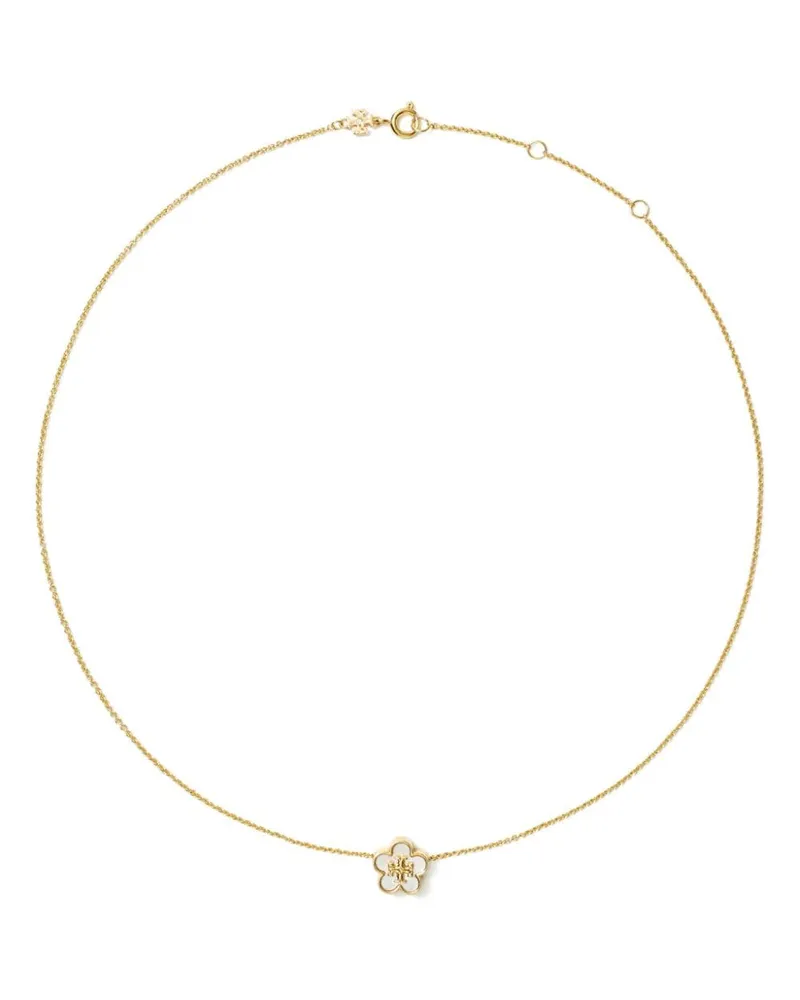 Tory Burch Kira Flower Halskette mit Anhänger - Gold Gold