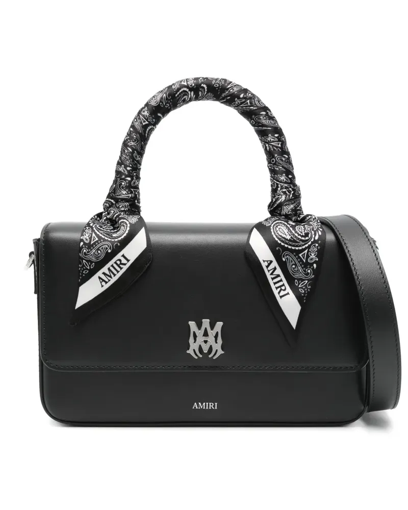 Amiri Handtasche mit Bandana-Besatz - Schwarz Schwarz