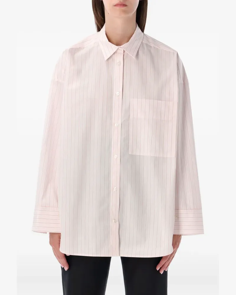 By Malene Birger Derris Hemd mit Nadelstreifen - Weiß Weiß