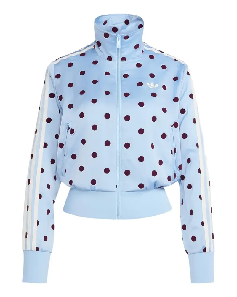 adidas polka-dot track jacket - Blau Blau