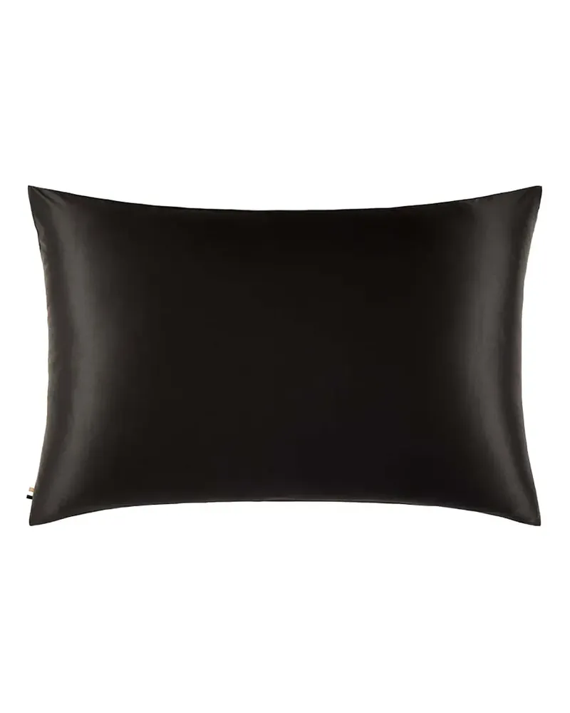 HUGO BOSS Kissenbezug aus Satin - Schwarz Schwarz