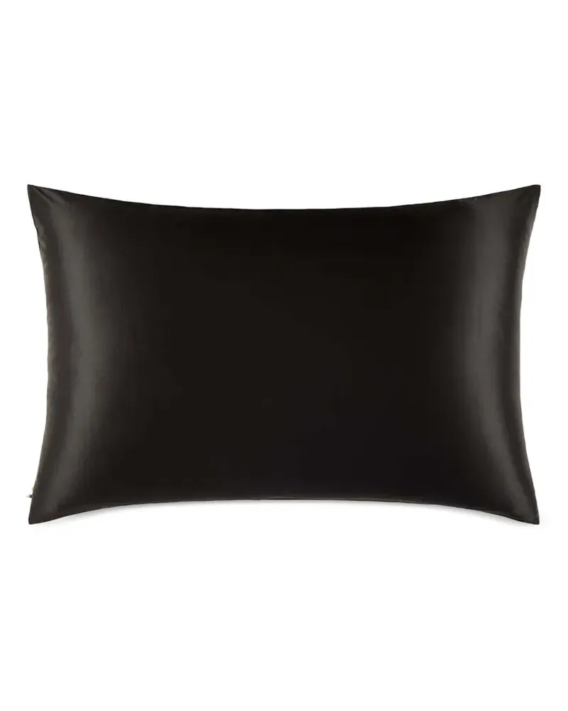 HUGO BOSS Kissenbezug aus Satin - Schwarz Schwarz