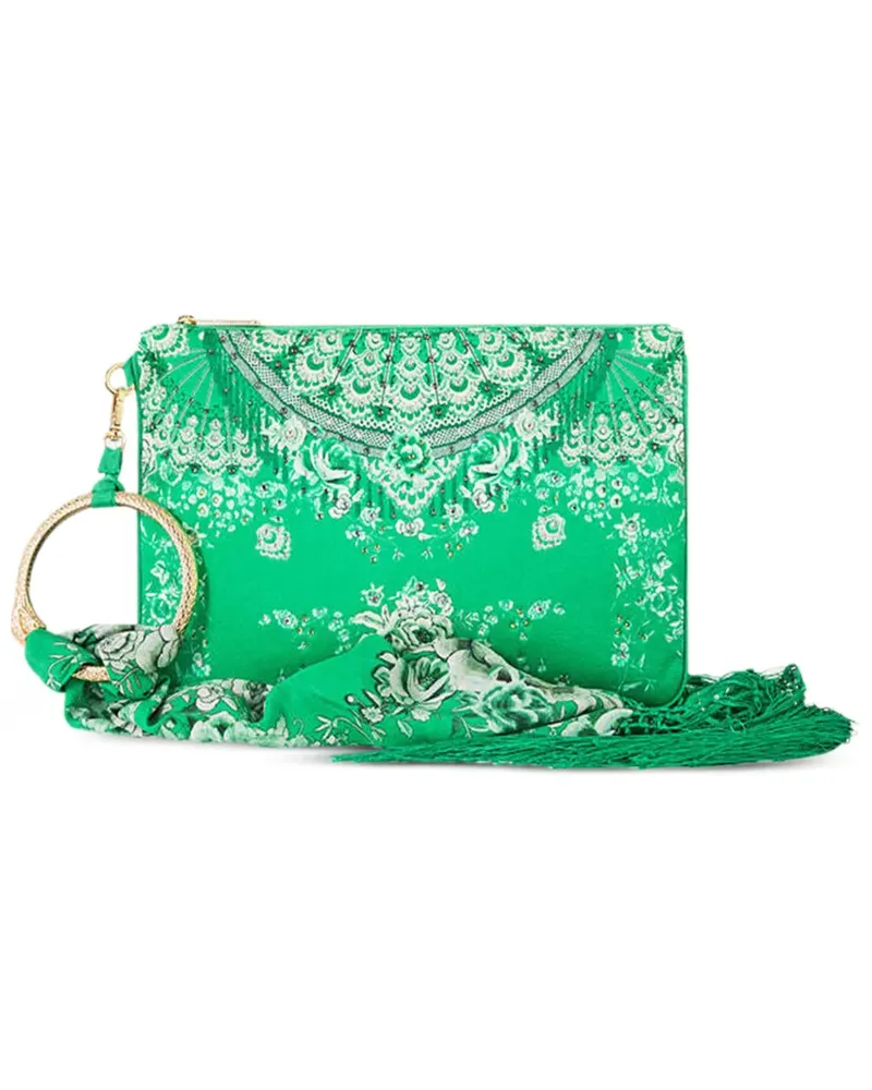 Camilla ring scarf clutch - Grün Grün