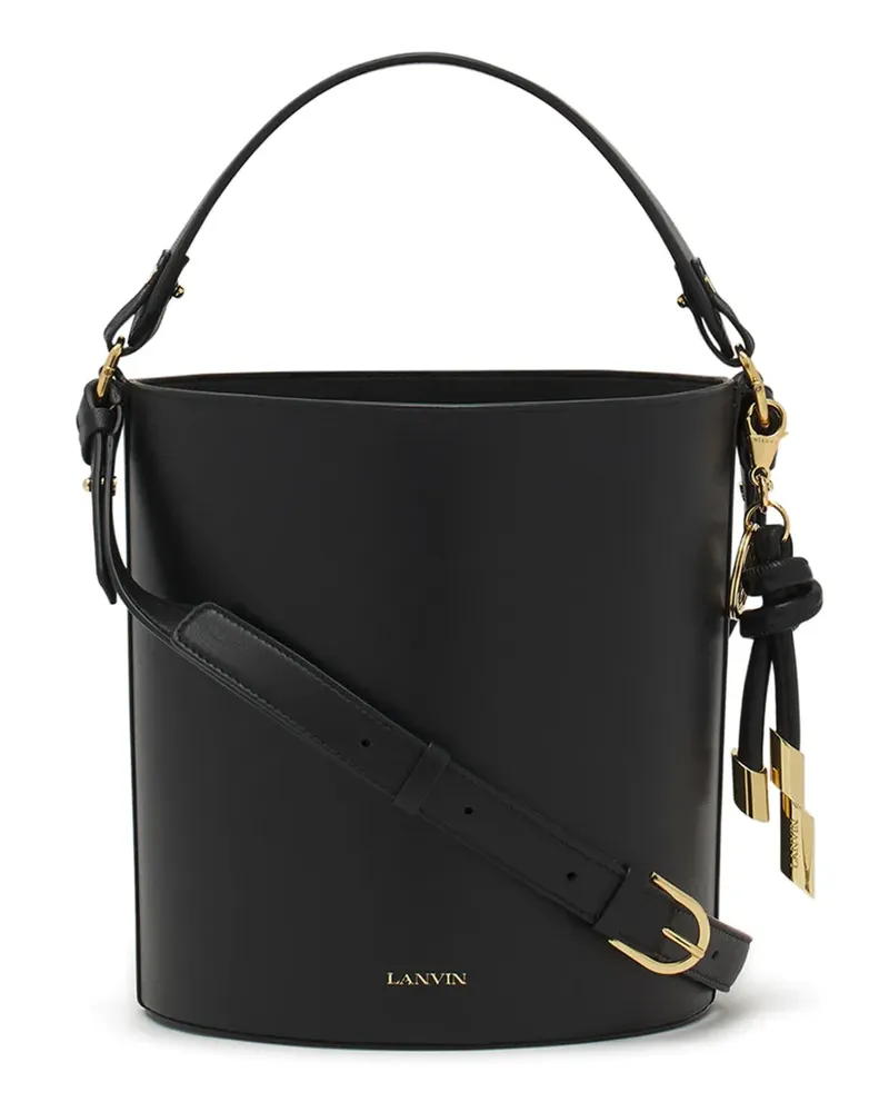 Lanvin Beuteltasche aus Leder - Schwarz Schwarz
