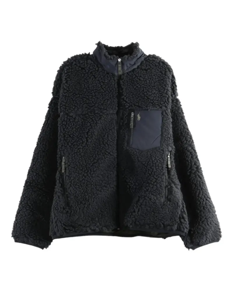Ralph Lauren fleece zip-up jacket - Schwarz Schwarz