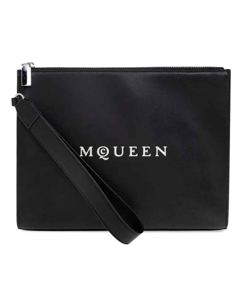 Alexander McQueen Klassische Clutch - Schwarz Schwarz