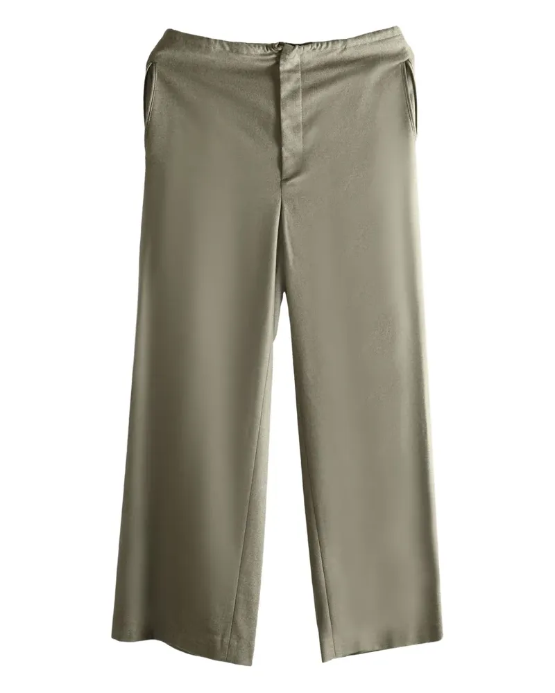 AURALEE drawstring trousers - Braun Braun