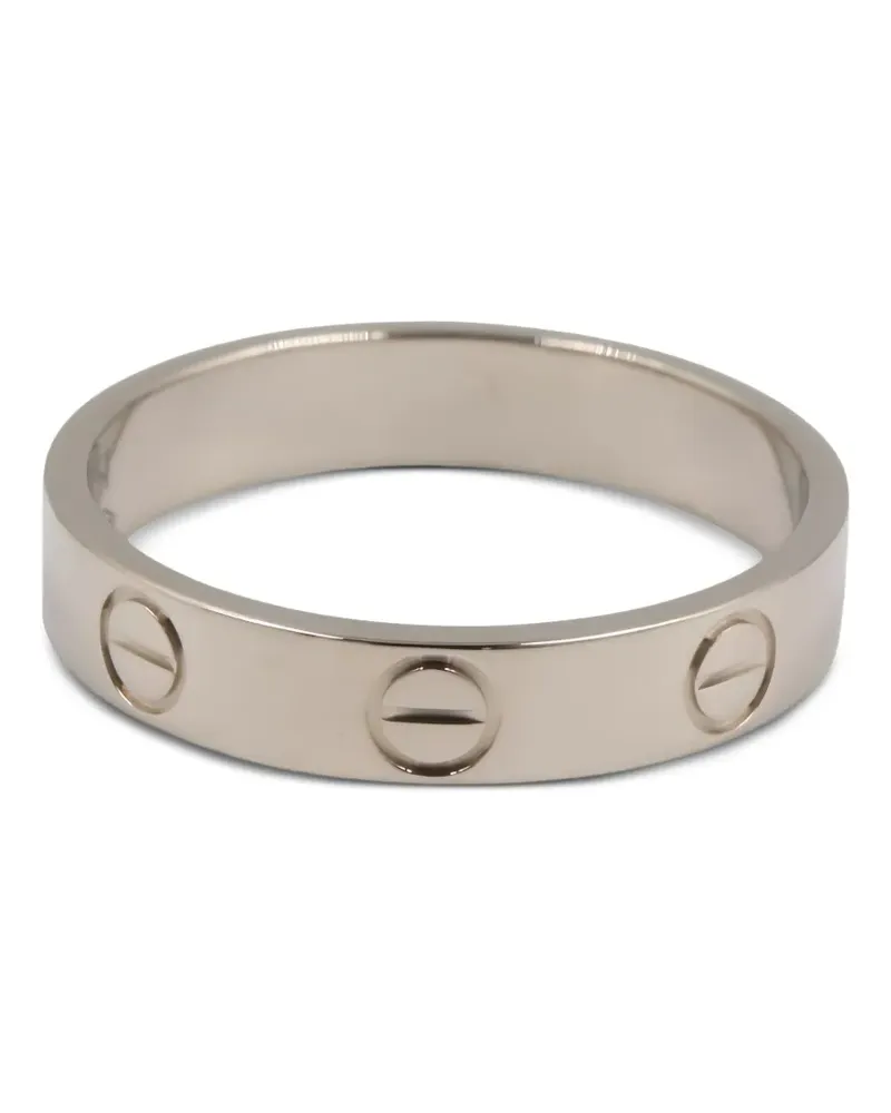 Cartier 2010s mini Love Ring - Silber Silber