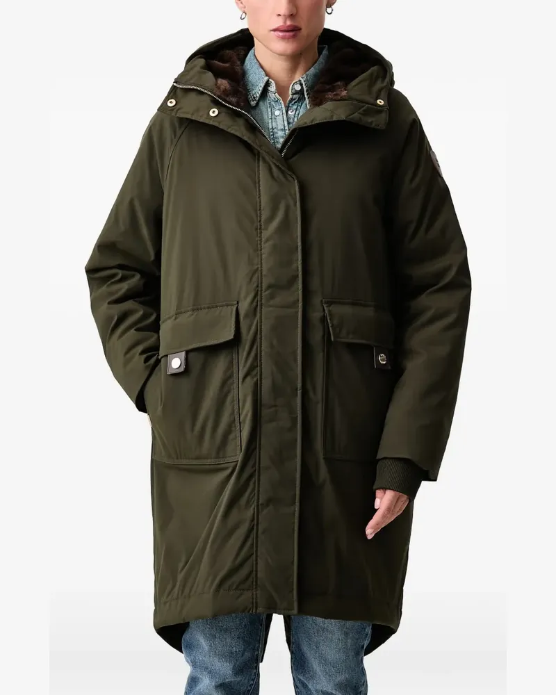 Mos Mosh hooded parka coat - Grün Grün