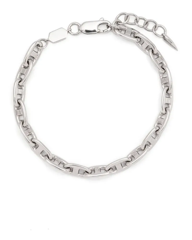 Missoma Doppeltes Marina Kettenarmband - Silber Silber