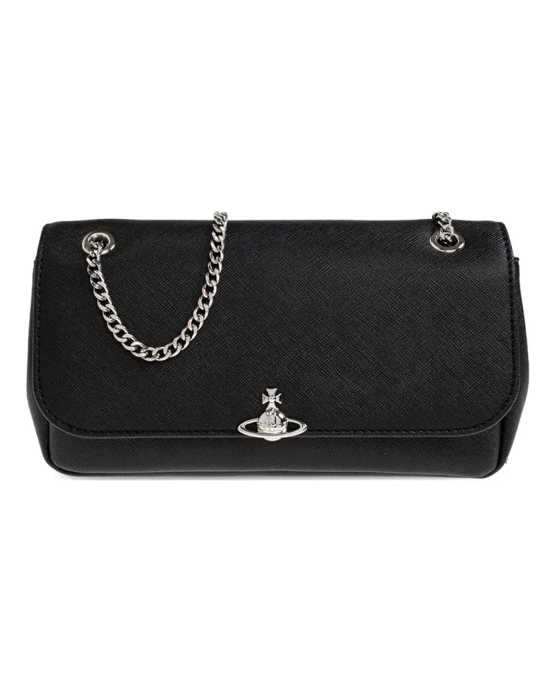 Vivienne Westwood Orb-plaque shoulder bag - Schwarz Schwarz