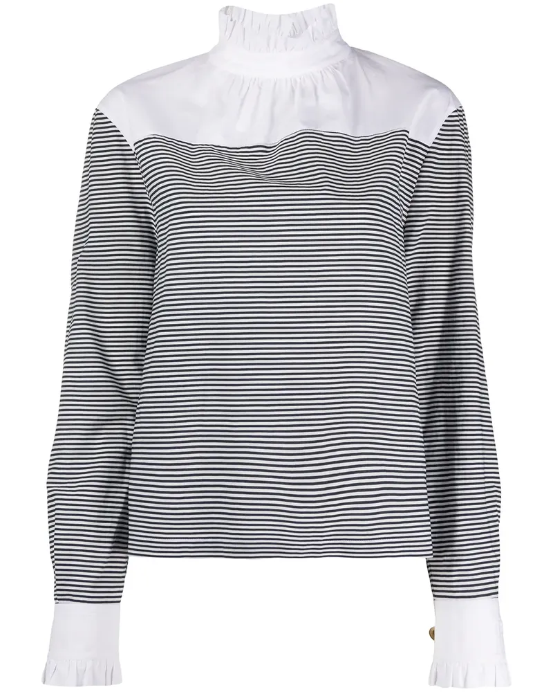 Philosophy Di Lorenzo Serafini Zweifarbiges Hemd - Schwarz Schwarz