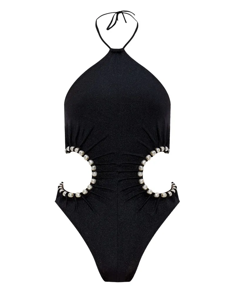 Cult Gaia Badeanzug mit Cut-Out - Schwarz Schwarz