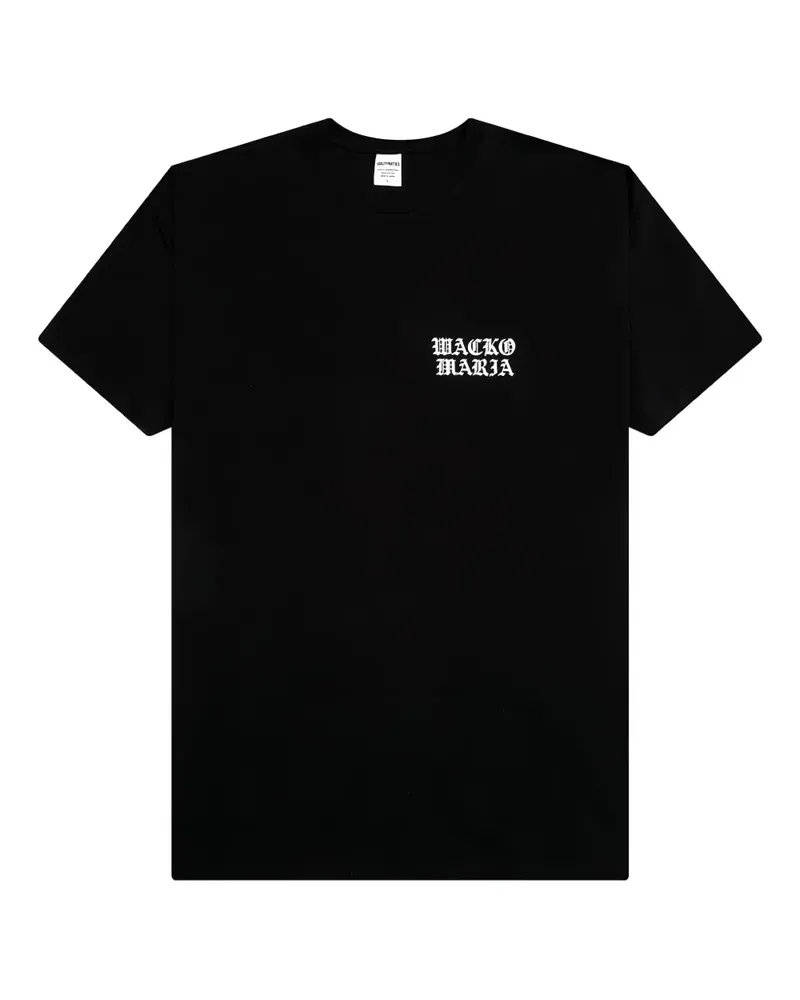 Wacko Maria T-Shirt mit rundem Ausschnitt - Schwarz Schwarz
