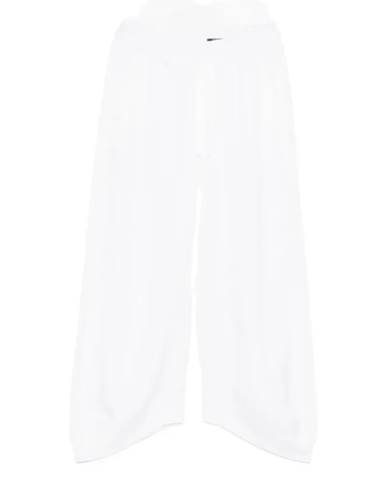European Culture drawstring trousers - Weiß Weiß