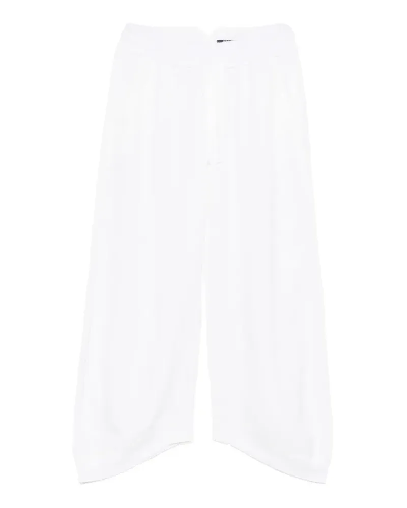 European Culture drawstring trousers - Weiß Weiß