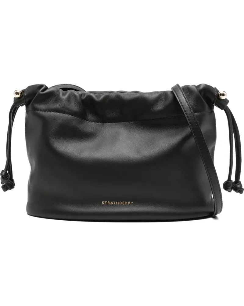 Strathberry Beuteltasche mit Kordelzug - Schwarz Schwarz