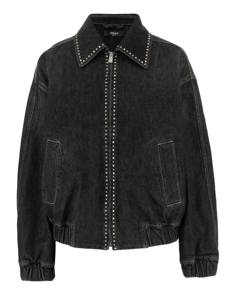Versace Jeans-Blouson mit Nieten - Schwarz Schwarz