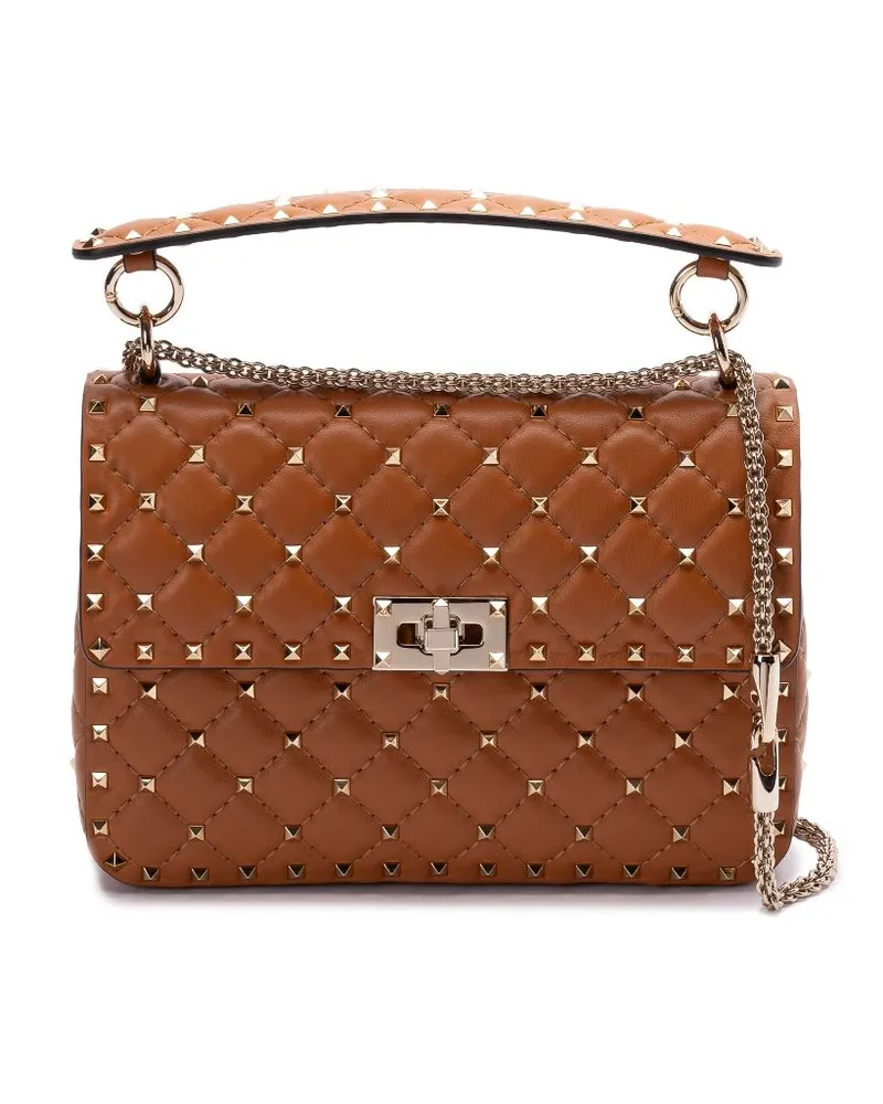 Valentino Garavani Rockstud Spike Handtasche - Braun Braun