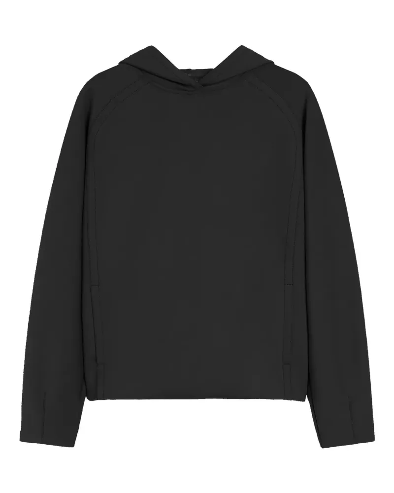 Max Mara Langärmeliger Hoodie - Schwarz Schwarz