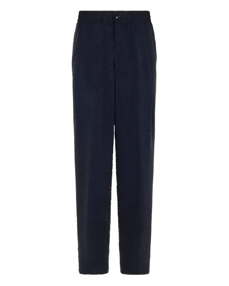 Giorgio Armani Strukturierte Hose mit eingefassten Taschen - Blau Blau