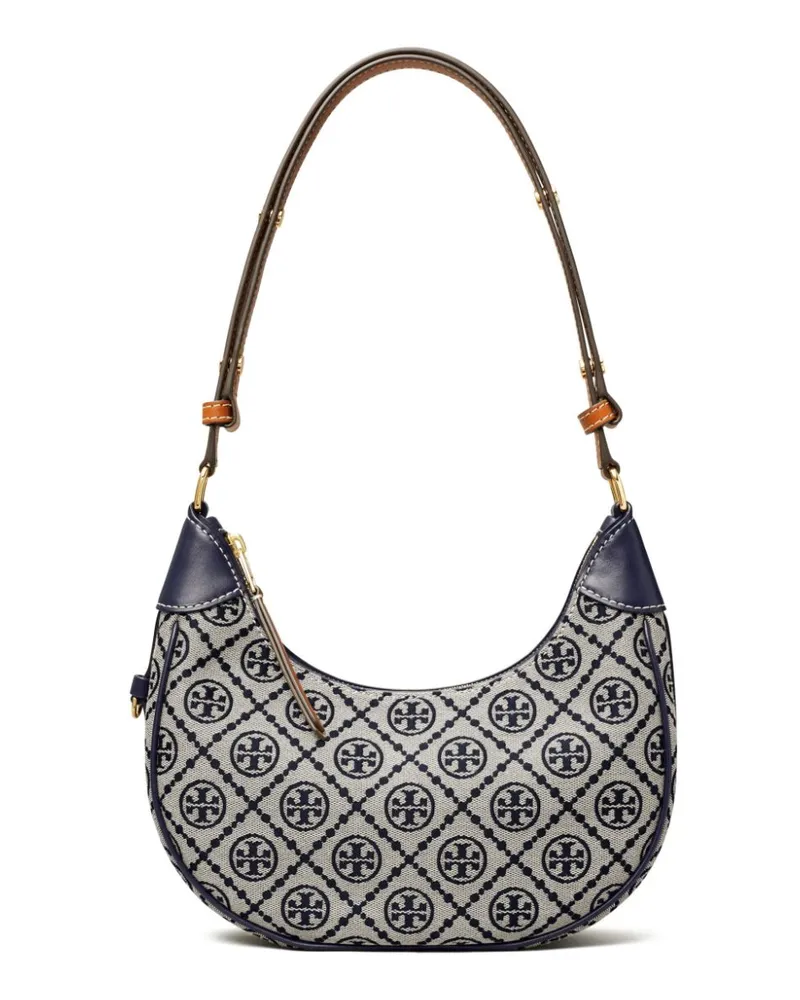 Tory Burch Schultertasche mit Monogramm - Blau Blau