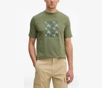 graphic-print T-shirt - Grün