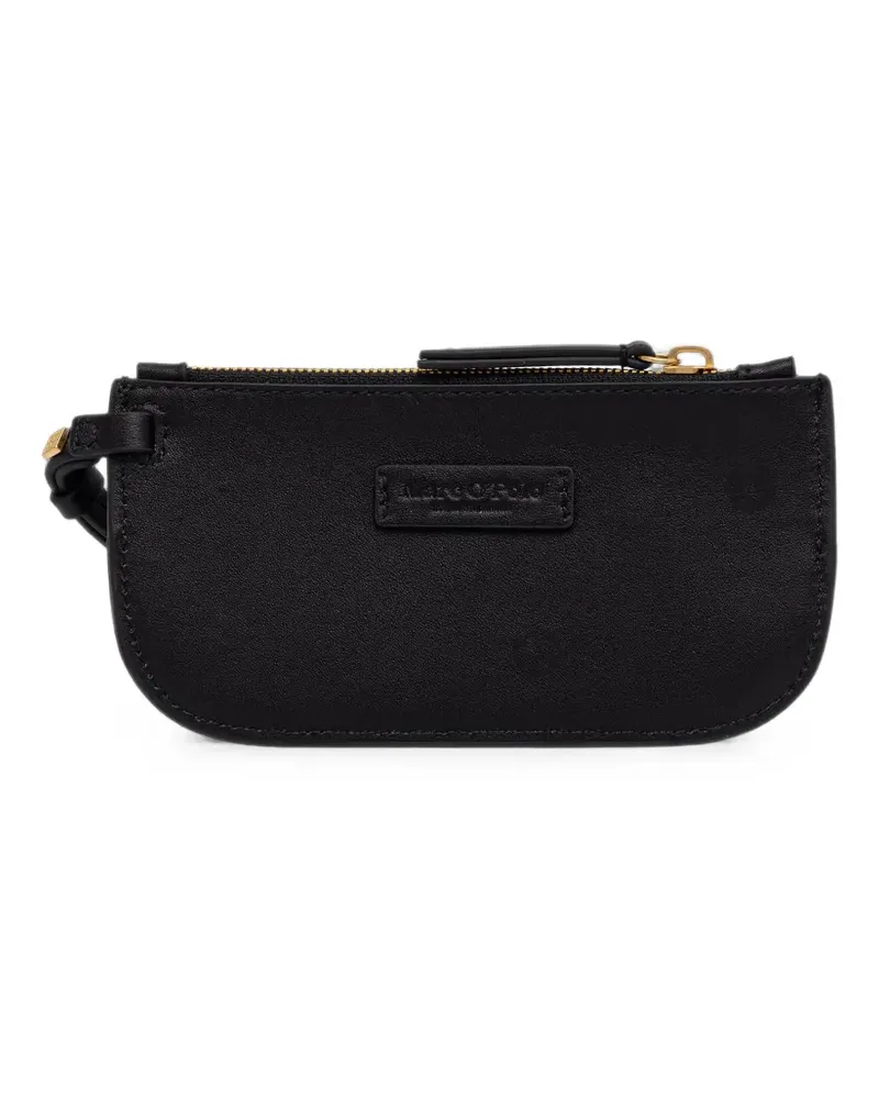 Marc O'Polo Clutch mit Logo-Patch - Schwarz Schwarz