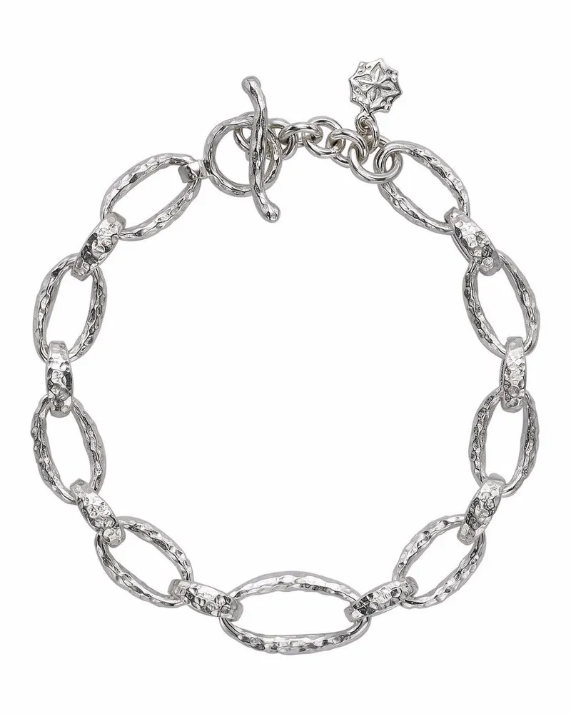 Dower & Hall Klassisches Kettenarmband - Silber Silber