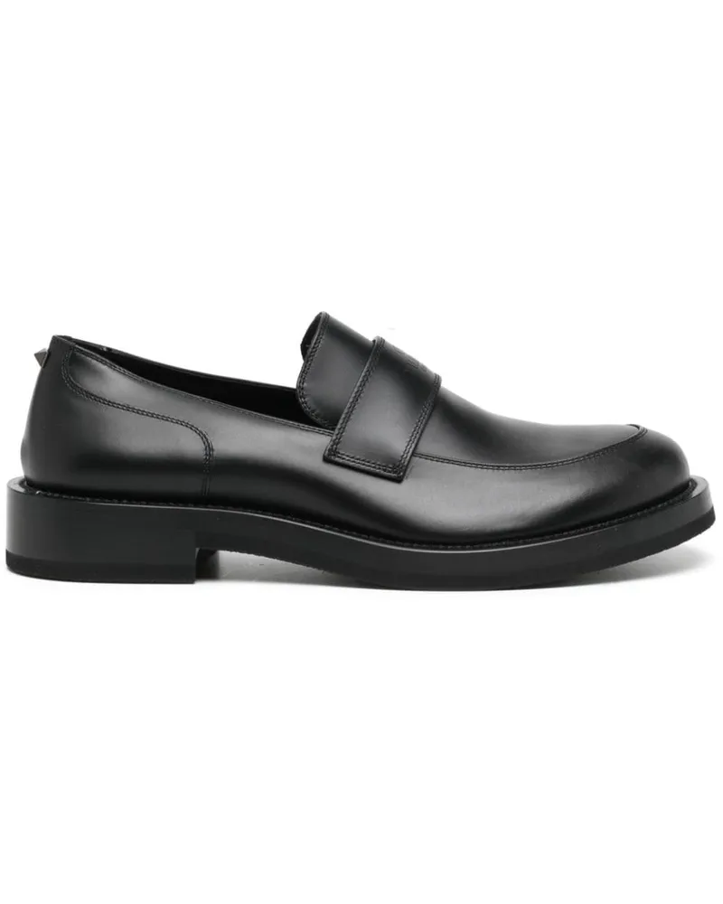 Valentino Garavani Loafer mit Logo-Prägung - Schwarz Schwarz