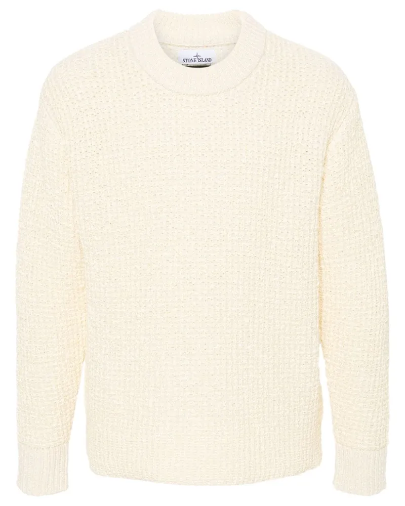 Stone Island Pullover mit Logo-Patch - Nude Nude