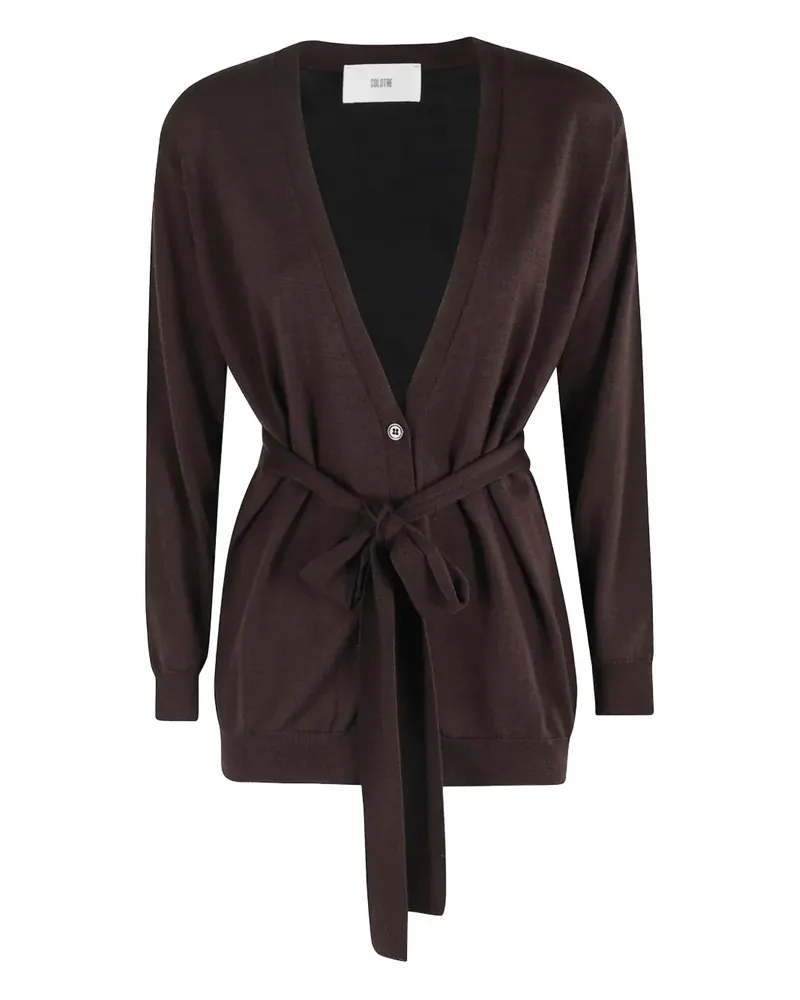 SOLOTRE belted cardigan - Braun Braun