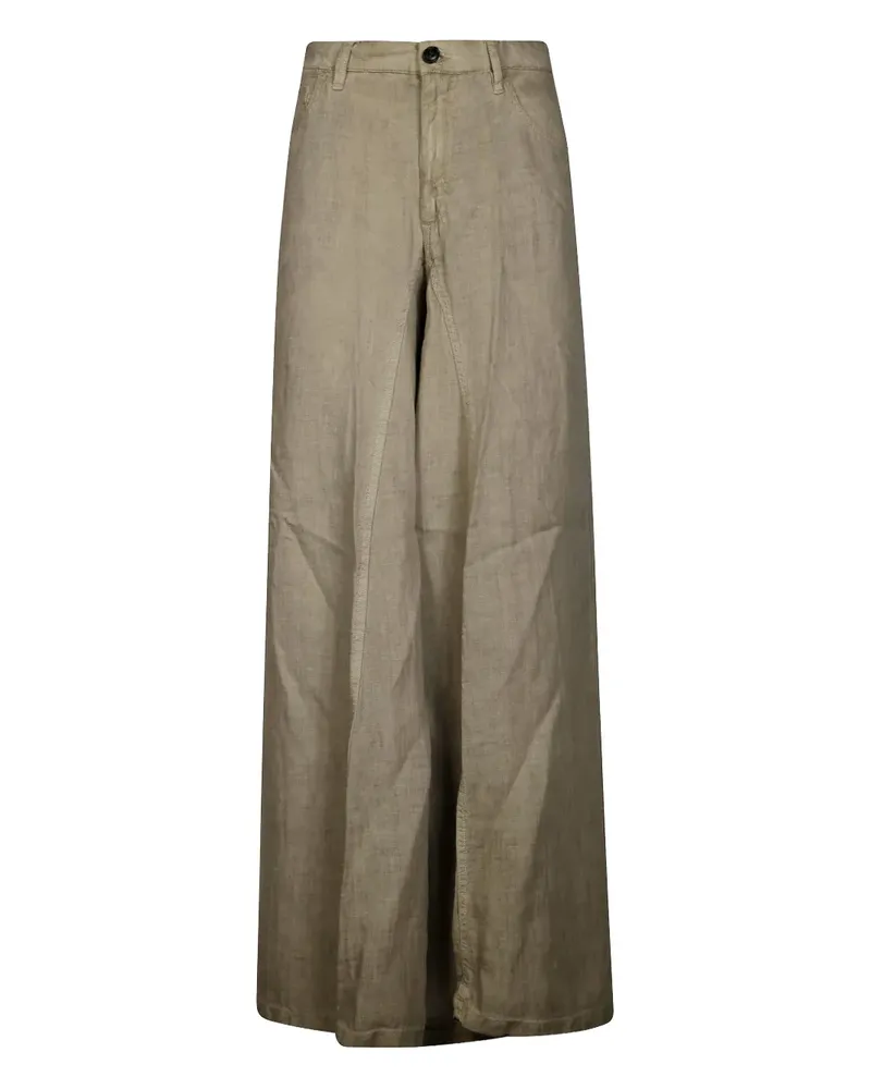 PLAN C Hose aus Slub - Nude Nude