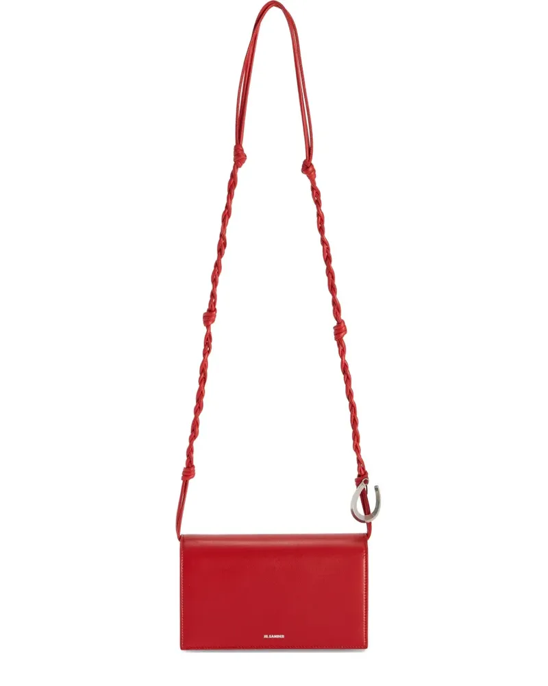 Jil Sander Horse Tangle Umhängetasche - Rot Rot