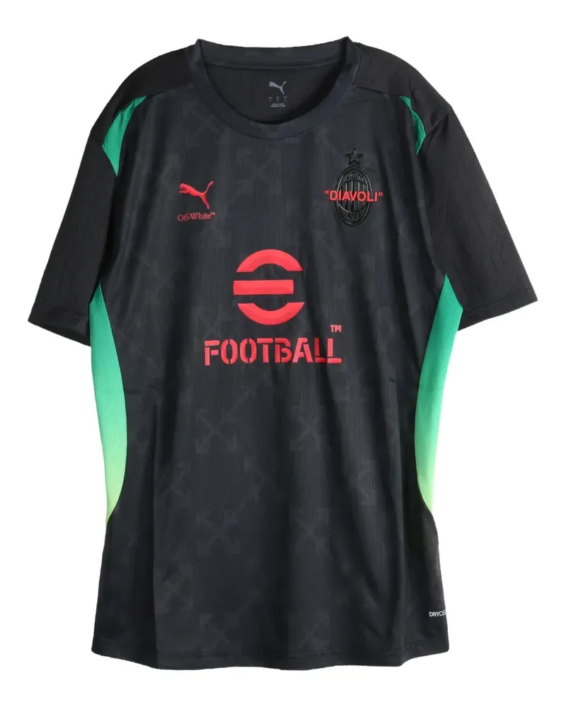 Puma Ac Milan x Off-White™ Pre-Match T-Shirt - Schwarz Schwarz