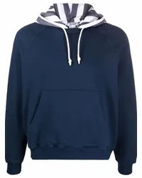 SUNNEI Gestreifter Hoodie Blau