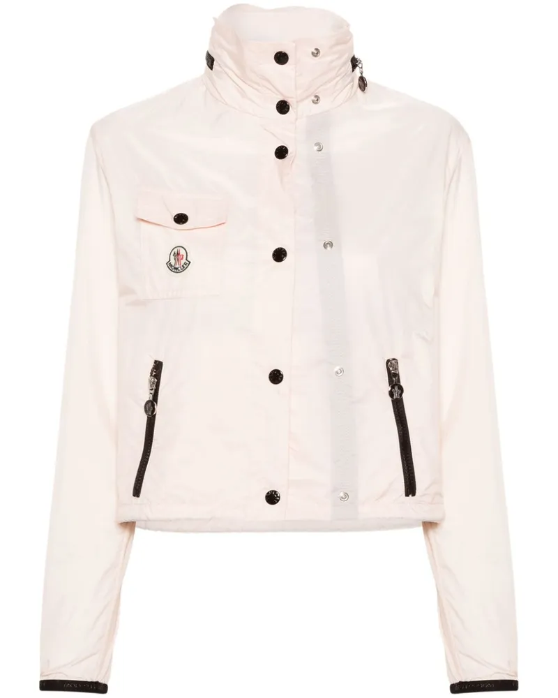 Moncler Lico Gabardine-Jacke - Rosa Rosa
