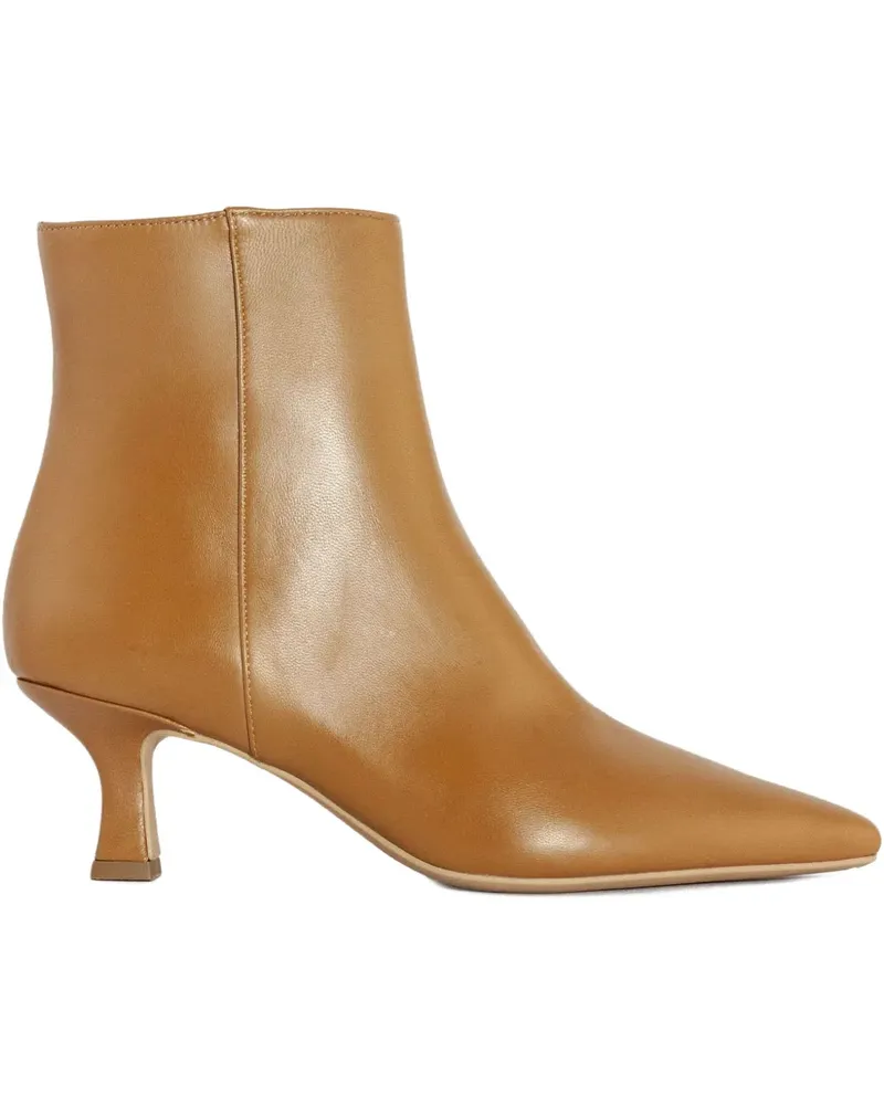 FESTA Milano Spitze Jina Stiefel mit Design-Absatz 55mm - Nude Nude
