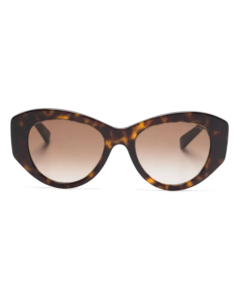 Bulgari Tubogas Sonnenbrille - Braun Braun