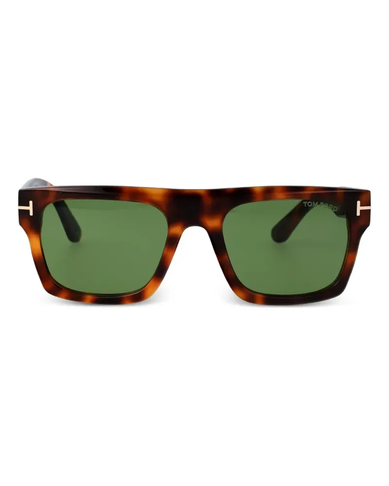 Tom Ford Cyrus tortoiseshell-effect sunglasses - Braun Braun