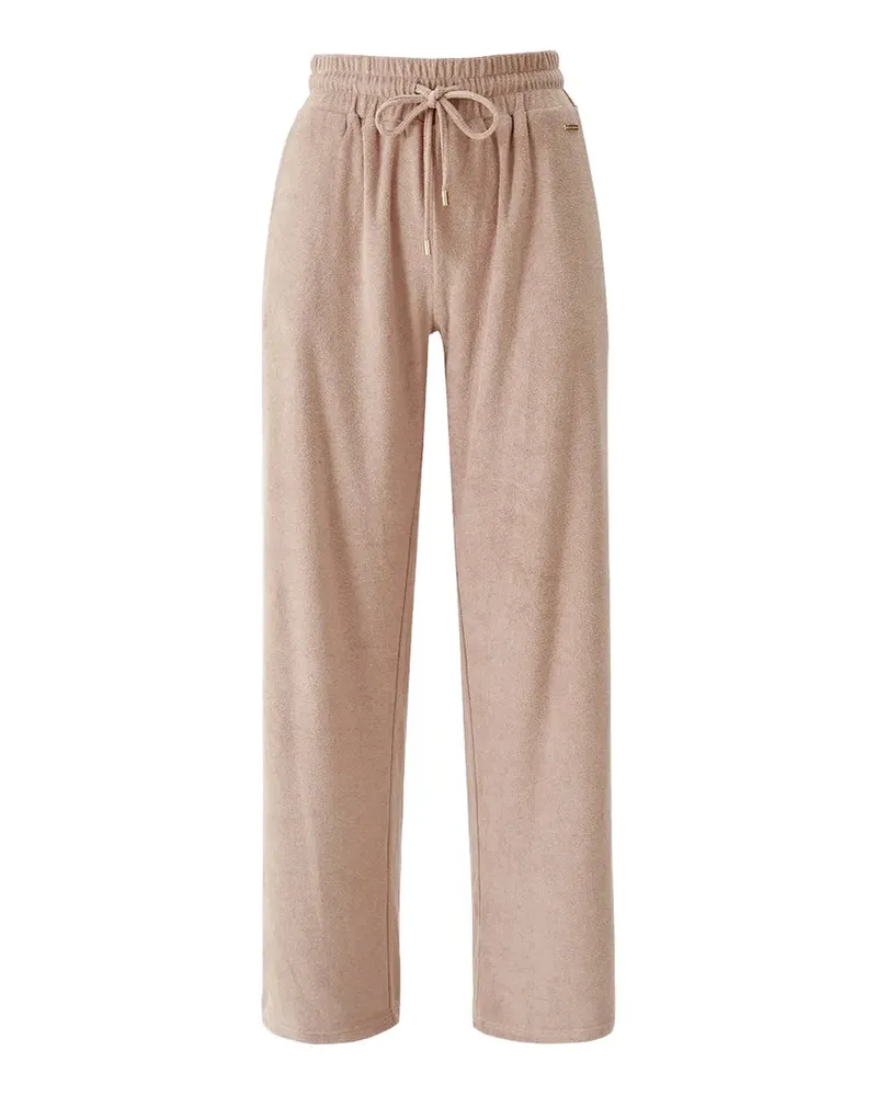 Melissa Odabash Betty elasticated drawstring trousers - Nude Nude